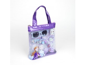 Set cu diverse accesorii pentru fetite in gentuta 14 buc. Frozen 2