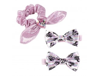 Set accesorii pentru par Fundite 2 buc. Elastic 1 buc. Minnie