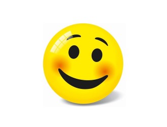Minge de cauciuc 11cm Little Faces Emoji