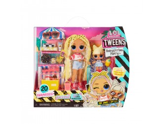 Set cu papusa si figurina L.O.L. Surprise! seria Tweens&Tots - Rae Sands - SPF Q.I.Set cu papusa si figurina L.O.L. Surprise! seria Tweens&Tots - Rae Sands - SPF Q.I.