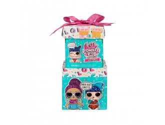 Set cu 2 papusi L.O.L. SURPRISE! seria Confetti Pop Birthday