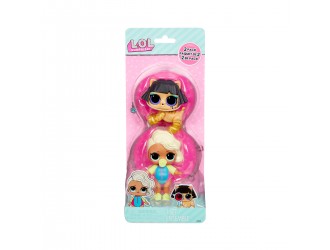 Set 2 Figurine LOL Surprise OPP Tot + Pet - Surfer Babe + Ancient Meow