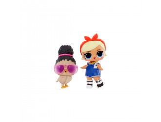 Set 2 figurine L.O.L. Surprise! seria OPP Tot + Pet - Shorty + Foxy Flyer