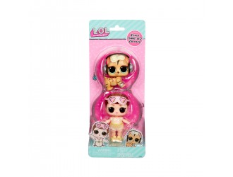 Set 2 figurine L.O.L. Surprise! seria OPP Tot + Pet -Sleeping B.B. + Funky Kat