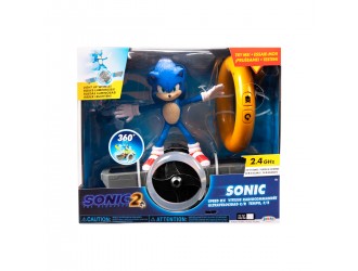 Figurina Sonic The Hedgehog 2, cu hoverboard si telecomanda