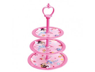 Set de joaca Suport etajat Prajituri 20 piese, plastic-metal