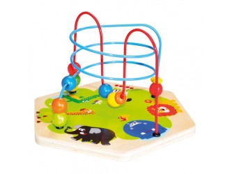Cub din lemn cu activitati 7 in 1