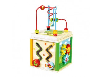 Cub din lemn multifunctional cu activitati