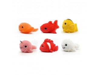 Figurina surpriza, animal elastic marin, Softy Friends, Sbabam, diverse tipuri