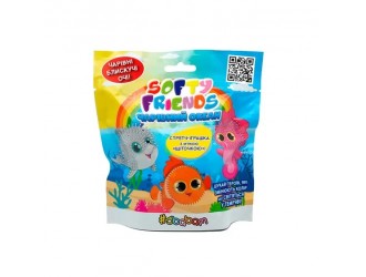 Figurina surpriza, animal elastic marin, Softy Friends, Sbabam, diverse tipuri