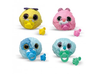 Jucarie de plus surpriza, Lovely Pets Baby - Animalut cu suzeta si pieptene, diverse modele, Sbabam