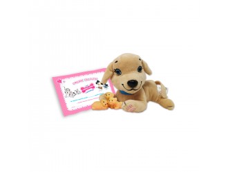 Jucarie de plus surpriza, Mammy Surprise Caine - cu figurine catelus, diverse modele, Sbabam