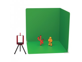 Set de joaca Studiou cu 2 figurine robot cu ventuze Stikbot