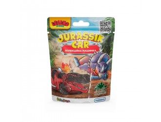 Jucarie masinuta surpriza sub forma de animal, Jurassik Car, diverse tipuri, Sbabam