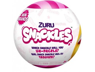 Snackles - Jucarie de plus colectibila, 11.5 cm, diverse modele, S1, ZURU