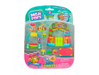 Set de joaca cu 2 figurine exclusive Moji Pops Party Time