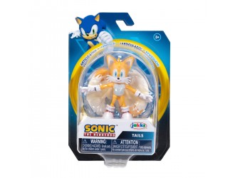 Figurina Tails 6cm cu articulatii seria Sonic the Hedgehog