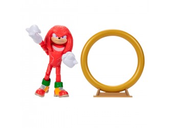 Figurina Knuckles 10cm cu articulatii seria Sonic the Hedgehog 2 W2