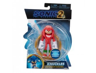 Figurina Knuckles 10cm cu articulatii seria Sonic the Hedgehog 2 W2