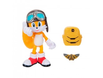Figurina Tails 10cm cu articulatii si accesorii seria Sonic the Hedgehog 2 W2