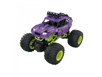 Masina cu telecomanda Bigfoot Off-road – Violet 1:16, 27 MHz Sulong Toys