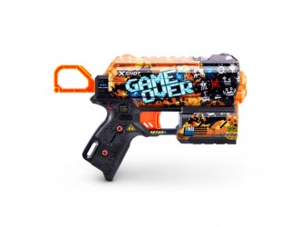 Blaster X-SHOT SKINS FLUX, ZURU, 8 cartuse, 36516E Game Over