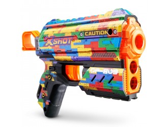 Blaster X-SHOT SKINS FLUX, ZURU, 8 cartuse, 36516K Striper