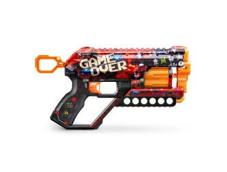  Blaster X-SHOT SKINS GRIEFER, ZURU, 12 cartuse, 36561D Game Over