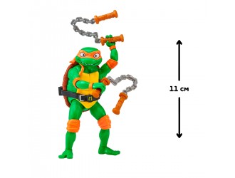 Figurina cu articulatii Michelangelo 11 cm Testoasele Ninja seria Movie III TMNT