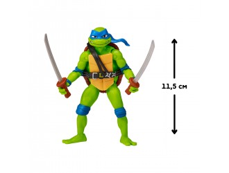 Figurina cu articulatii Leonardo 11 cm Testoasele Ninja seria Movie III TMNT