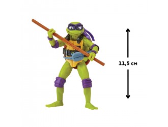 Figurina cu articulatii Donatello 11 cm Testoasele Ninja seria Movie III TMNT