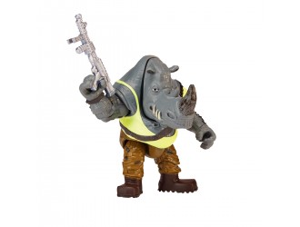 Figurina cu articulatii Rocksteady 10 cm Testoasele Ninja seria Movie III TMNT