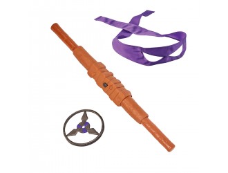 Set echipament cu toiagul lui Donatello Testoasele Ninja seria Movie III TMNT