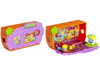 Set de joaca surpriza Casuta cu figurina Moji Pops Party-Club House