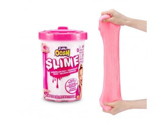 Slime in tub cu capac 60g, OOSH SLIME, ZURU, Roz
