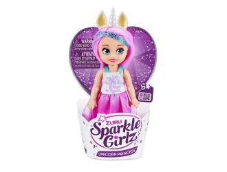 Papusica 12cm, Unicorn Princess Cupcake, Sparkle Girlz, Zuru