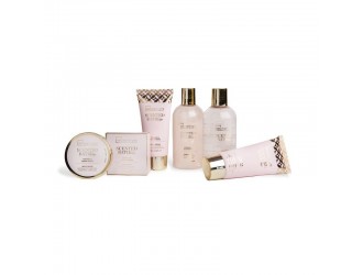 Set 6 produse pt ingrijire corporala Scented Bath Rose IDC Institute