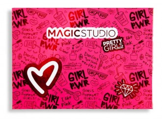 Trusa de machiaj tip portofel Pretty Girls Magic Studio