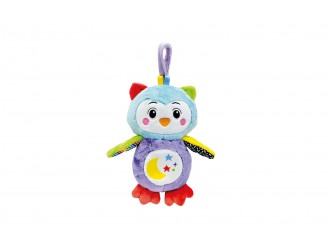 Jucarie de plus lumina de veghe cu sunete Bufnita Clementoni 17801