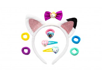 Set accesorii par 9 buc. cu cerc urechi de pisica Gabby's Dollhouse 42878