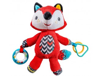 Jucarie de plus zornaitoare cu element dentitie pentru bebelusi Fisher Price, 3 tipuri