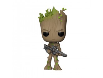 Figurina Funko Pop! Groot cu blaster seria Avengers ~ 9,6cm