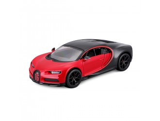  Macheta auto Bugatti Chiron Sport, Bburago, rosu-negru, 1:32