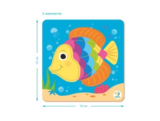 Puzzle-sorter Peste, 5 el. Dodo