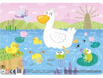Frame Puzzle Ratustele, 21 el. Dodo