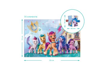 Puzzle mini My Little Pony, Noua Generatie, 35 el. Dodo