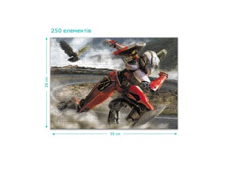 Puzzle cu efect soft touch, Transformers, Windblade, 250 el. Dodo