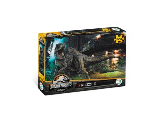 Puzzle cu efect soft touch, Jurassic World, Tiranozaur, 500 el. Dodo