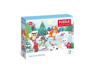 Puzzle Iarna. Patinoarul fermecat, 60 el. Dodo