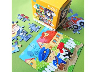 Puzzle 4 in 1 Profesii Dodo